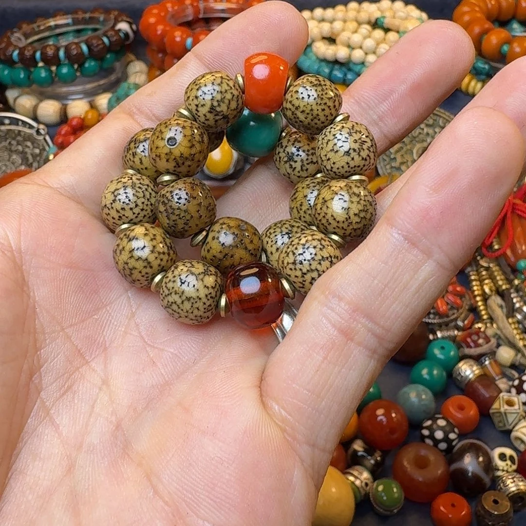 柏香籽/百香籽吊坠星月