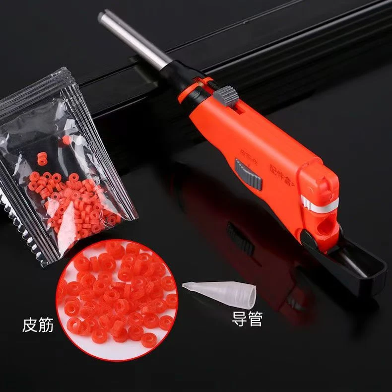 强磁红虫上饵器新款不锈钢自动捆绑活饵红虫枪夹子钓鱼渔具