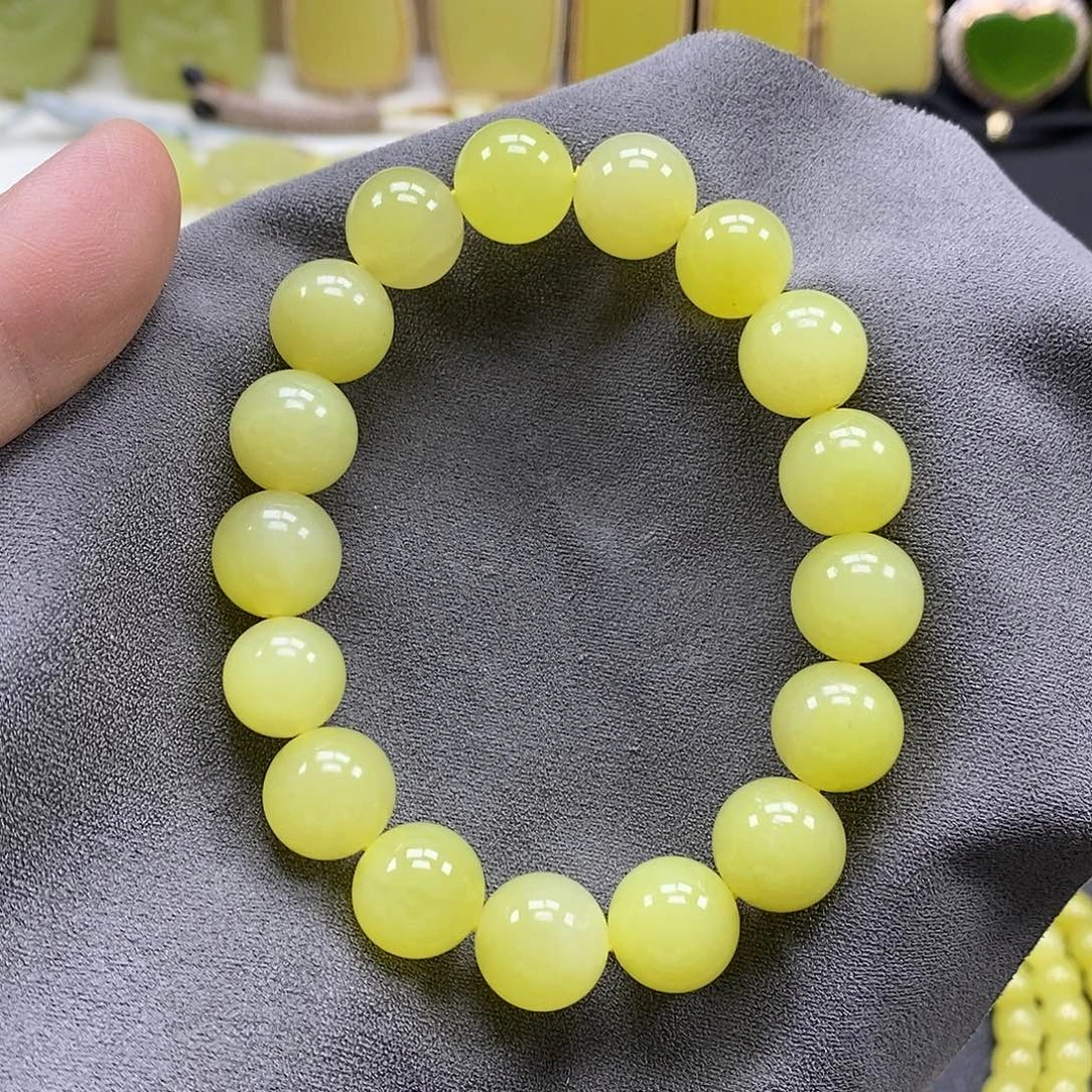 和田玉（黄玉）未镶嵌手链