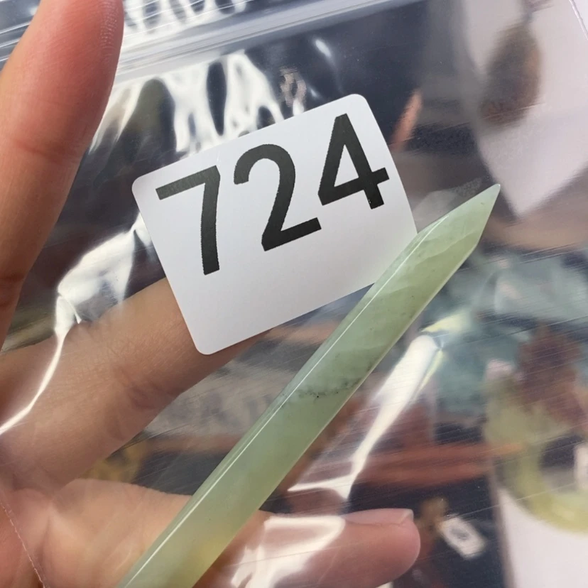【闪购商品】岫玉发饰未镶嵌开*?