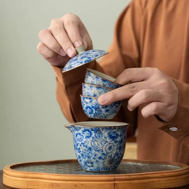 KK0241-青花旅行套