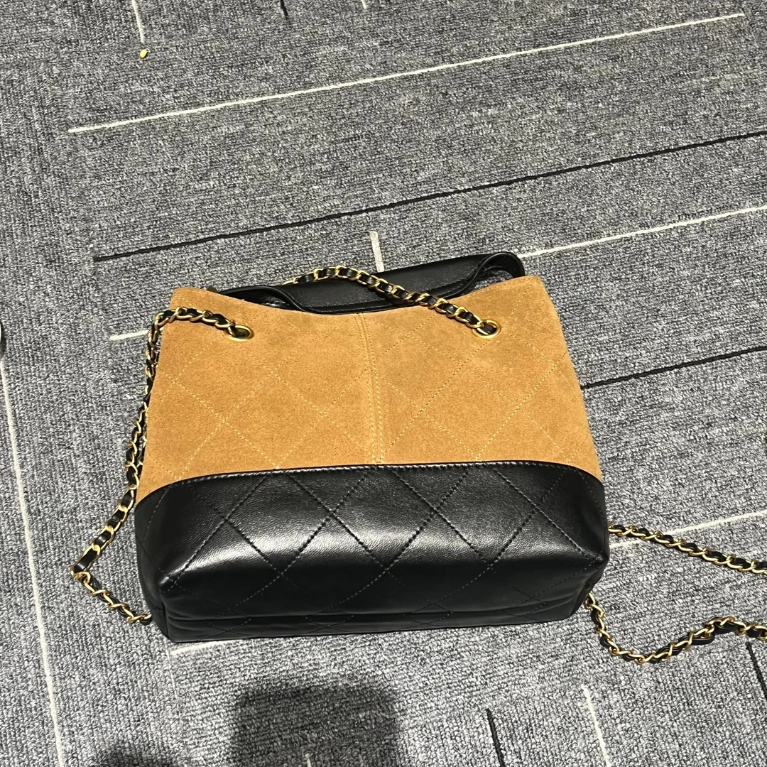 COCO DICV25新款高端定制时尚女包 宽手提小黑底