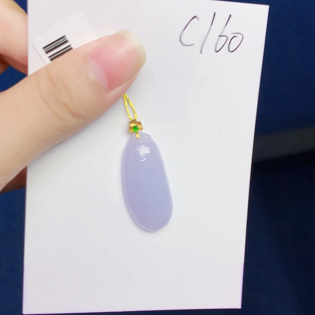 翡翠18K金镶嵌颈饰翡翠