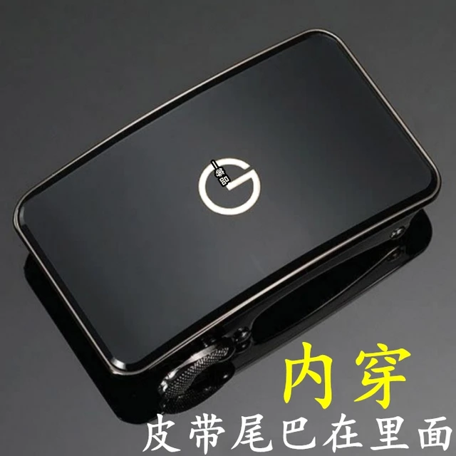 男士皮带扣头自动扣青年裤带头锌合金腰带扣适配3.5cm皮带头卡扣