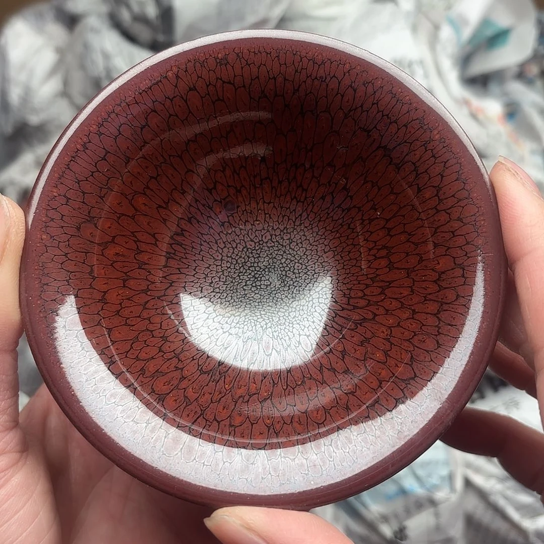茶盏建盏主人杯一只微瑕