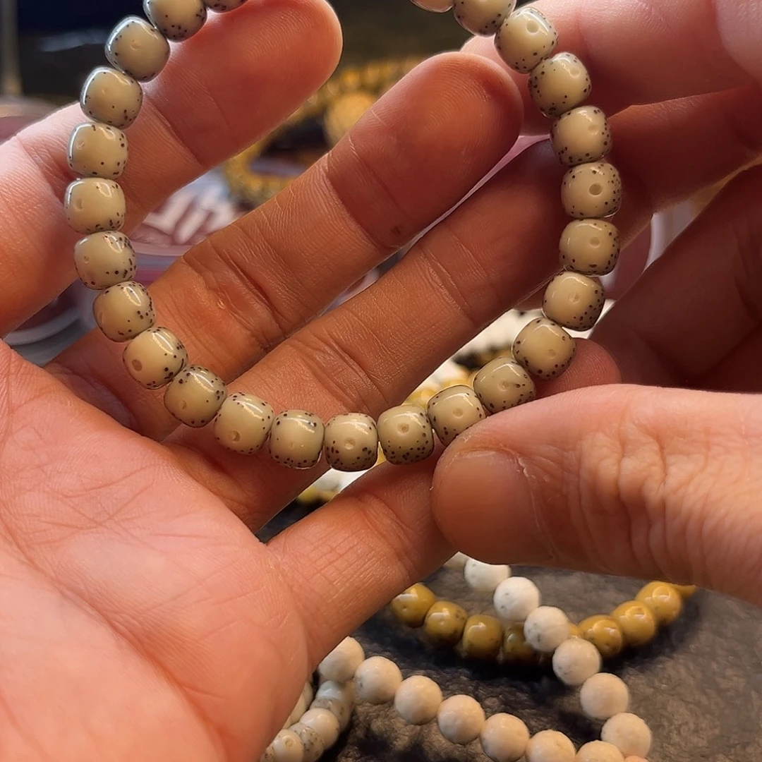 星月菩提吊坠通体细星小青提8