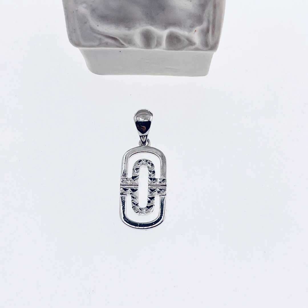 铂金Pt950小回形针吊坠1.73克