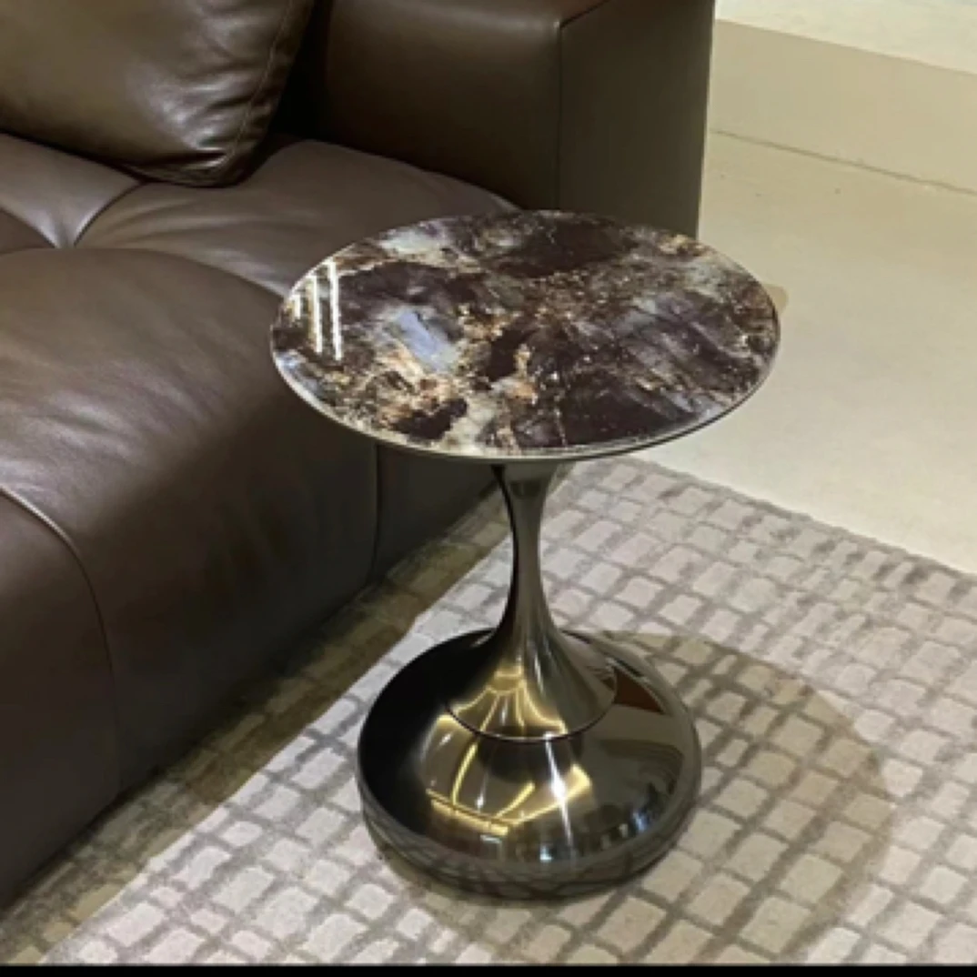 意式轻奢简约客厅家用角几个性创意时尚升级款小蛮腰边几45*54