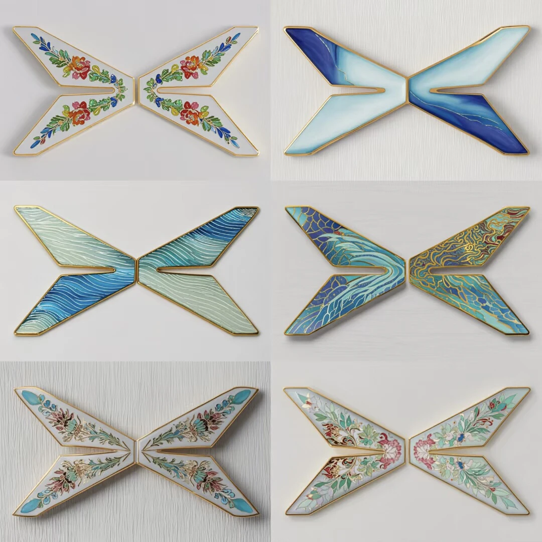 【成品定制车标】非遗手作掐丝珐琅