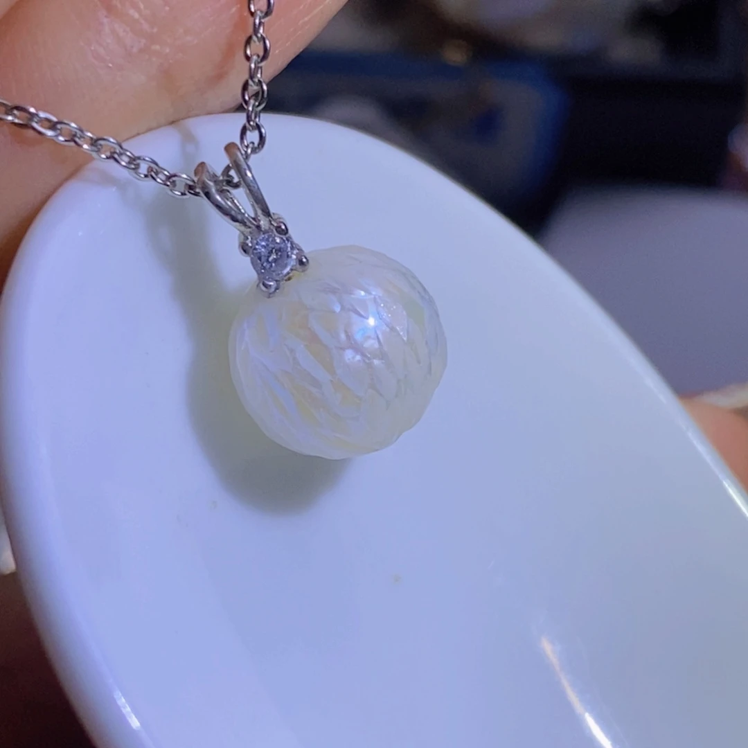 合金淡水珍珠微瑕天然淡水珍珠