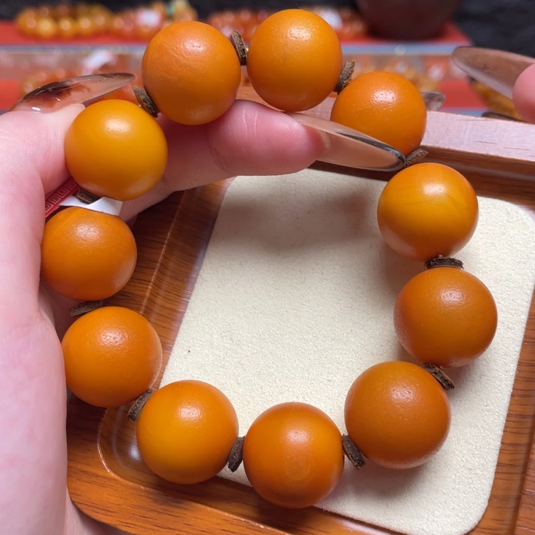 蜜蜡未镶嵌颈饰手串