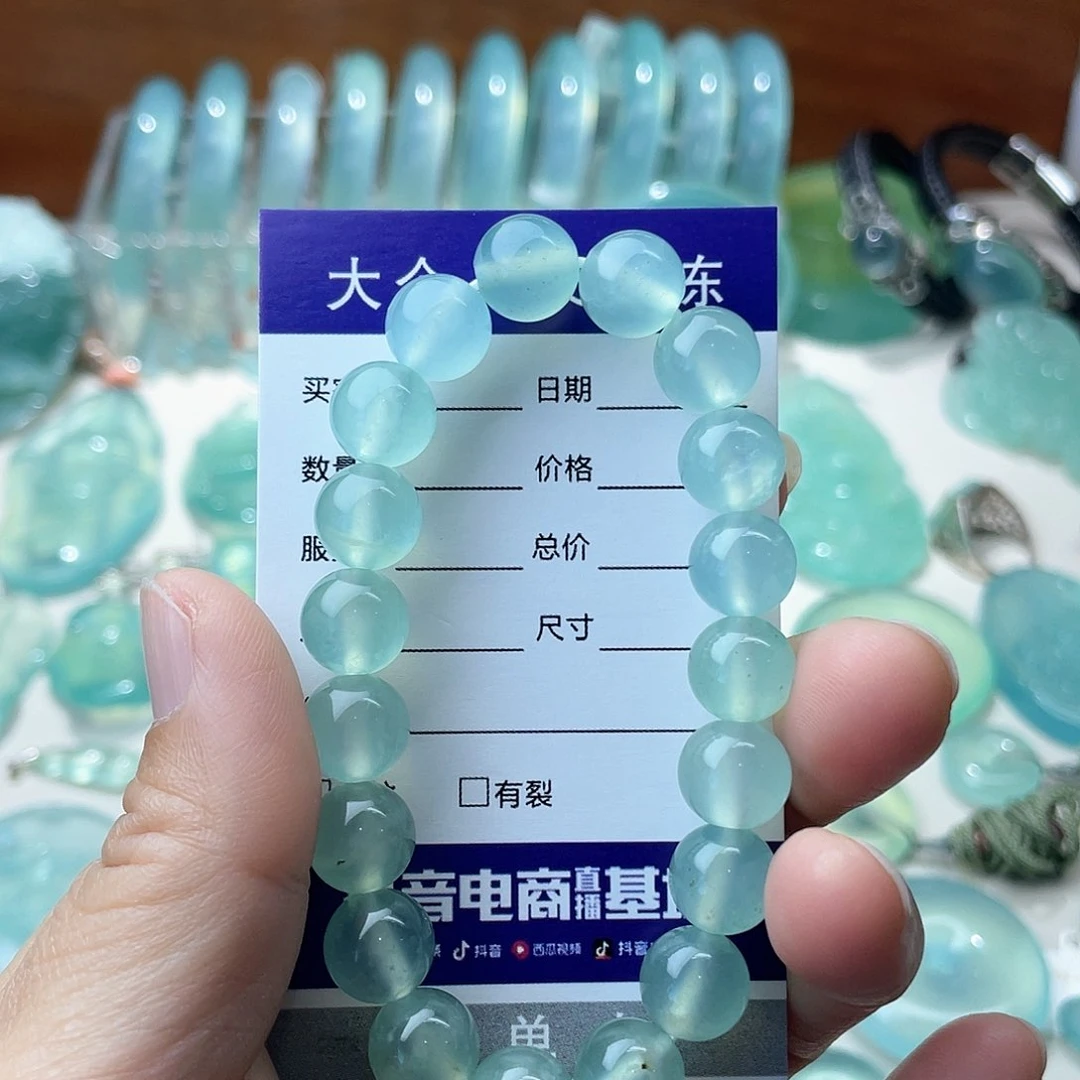 蛇纹石玉手链未镶嵌