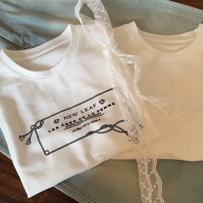 【小媛家】短袖T恤百搭夏季韩版短款ins