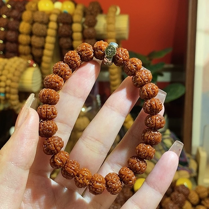 金刚菩提手串105玉化小金标