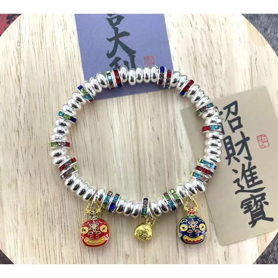 YZ055彩砖吞金兽手环 无礼盒