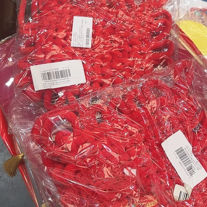 红色中国结拍一发二