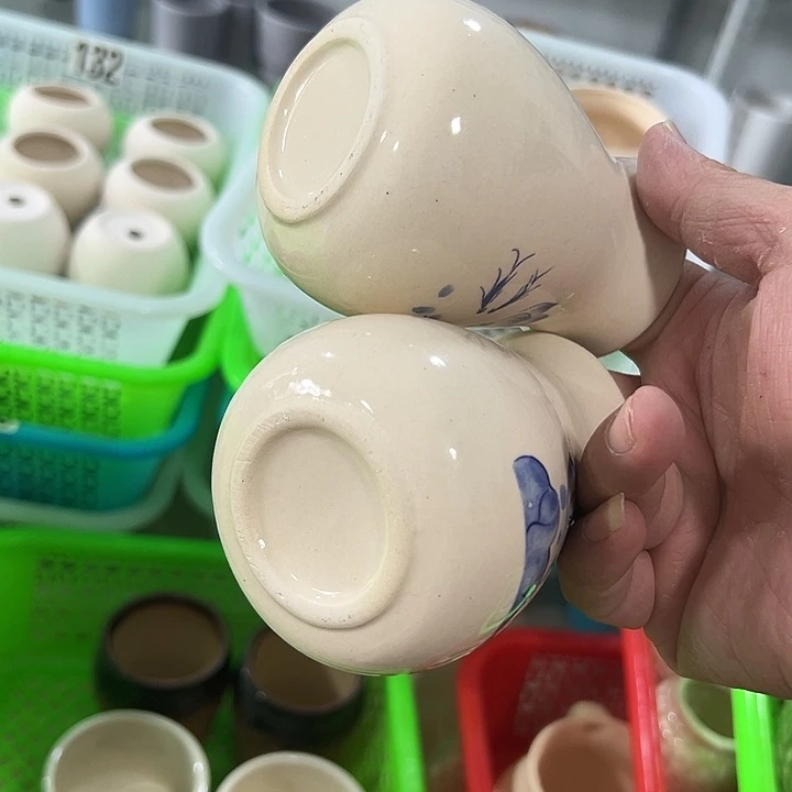 微瑕陶瓷花盆满9.9发