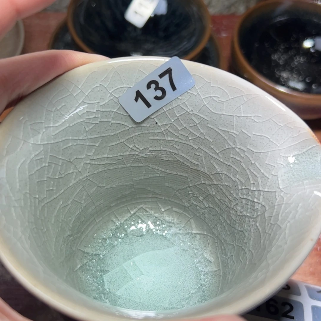 茶盏全手工原矿愿釉建盏