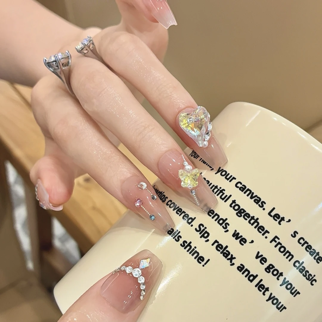 郭小双穿戴甲【心动】全华版手工穿戴甲10片盒装-H31038