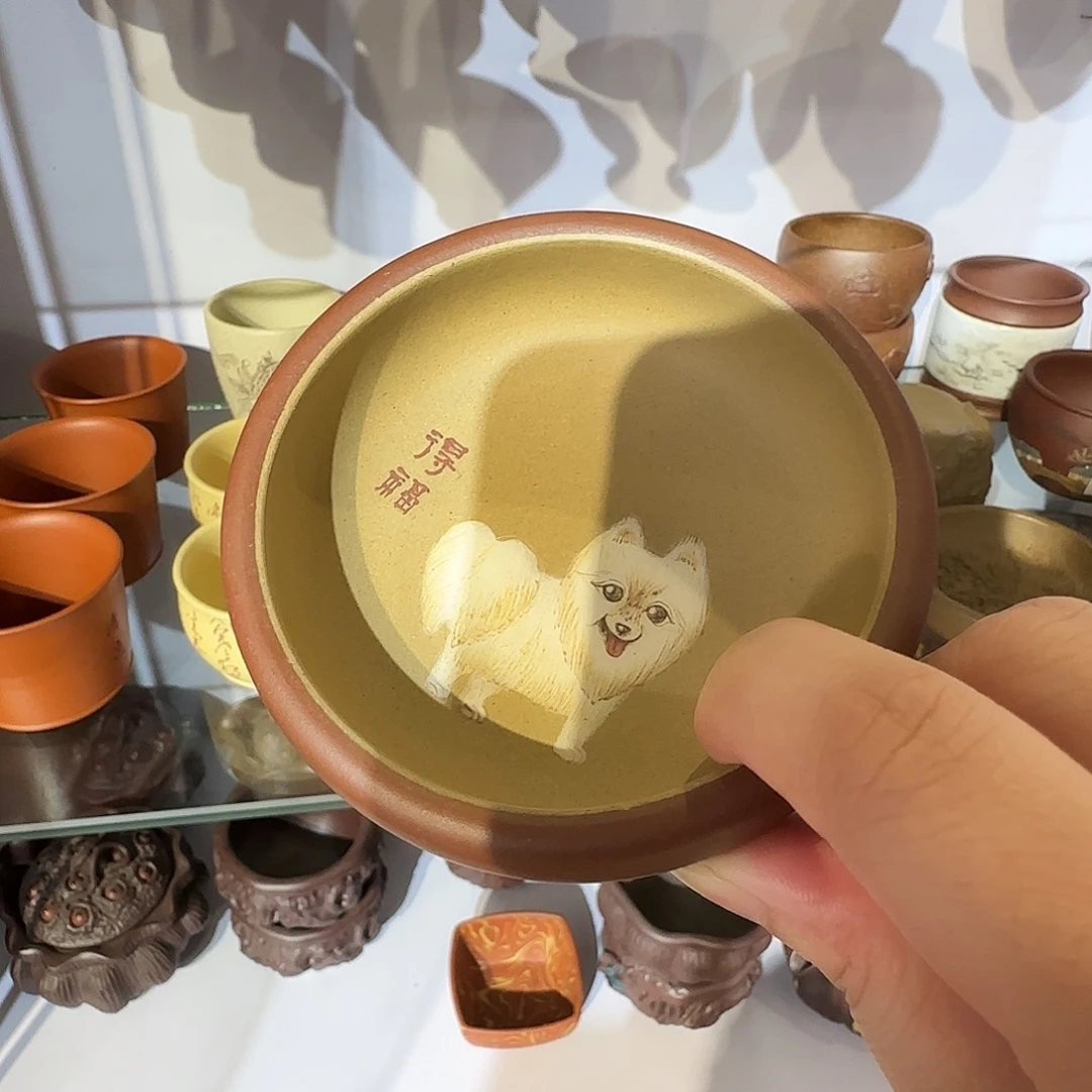 茶壶紫砂普洱杯紫泥