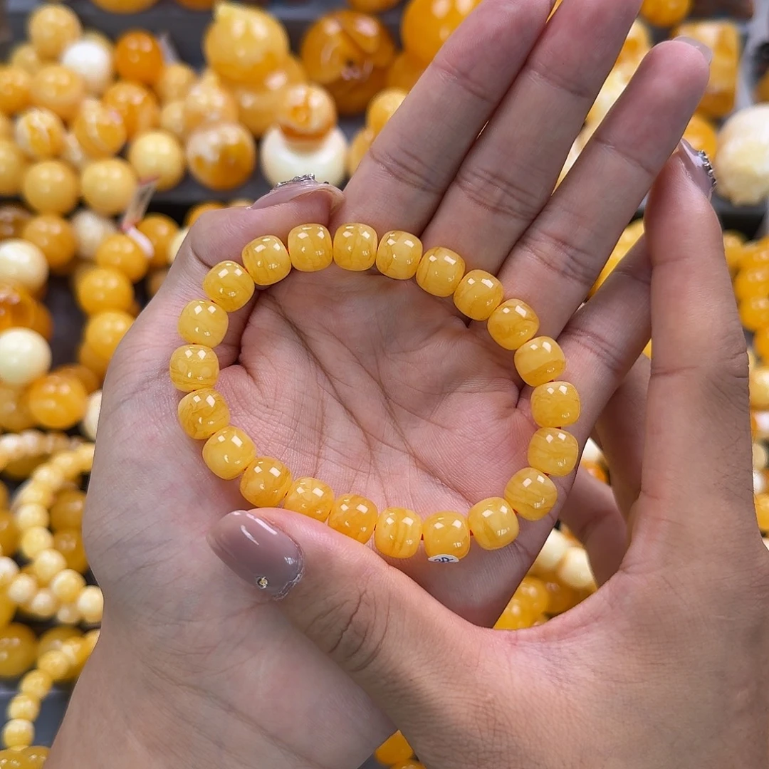 蜜蜡未镶嵌珠宝奇石同料10mm