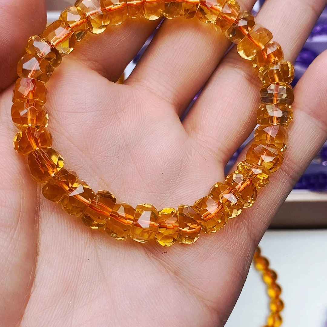 未镶嵌水晶手串天然