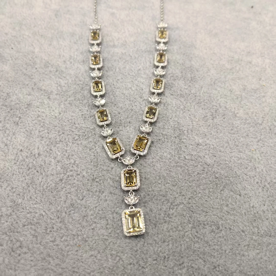 JSHSX0123黄水晶项链