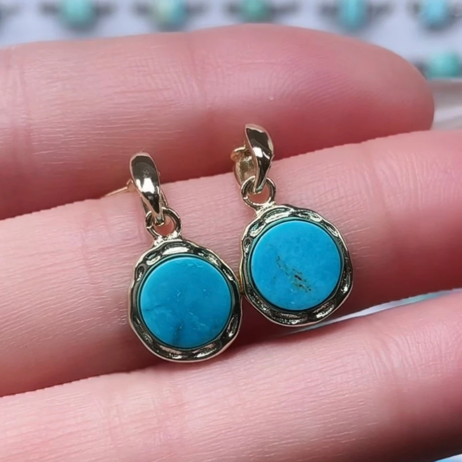 【未镶嵌】湖北十堰天然原矿绿松石配饰