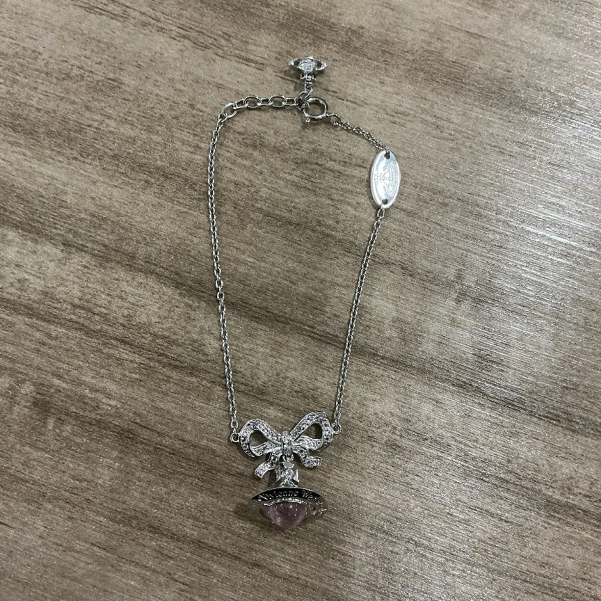 未使用 maje Vivienne Westwood西太后（pm）蝴蝶结手链 全新/5700