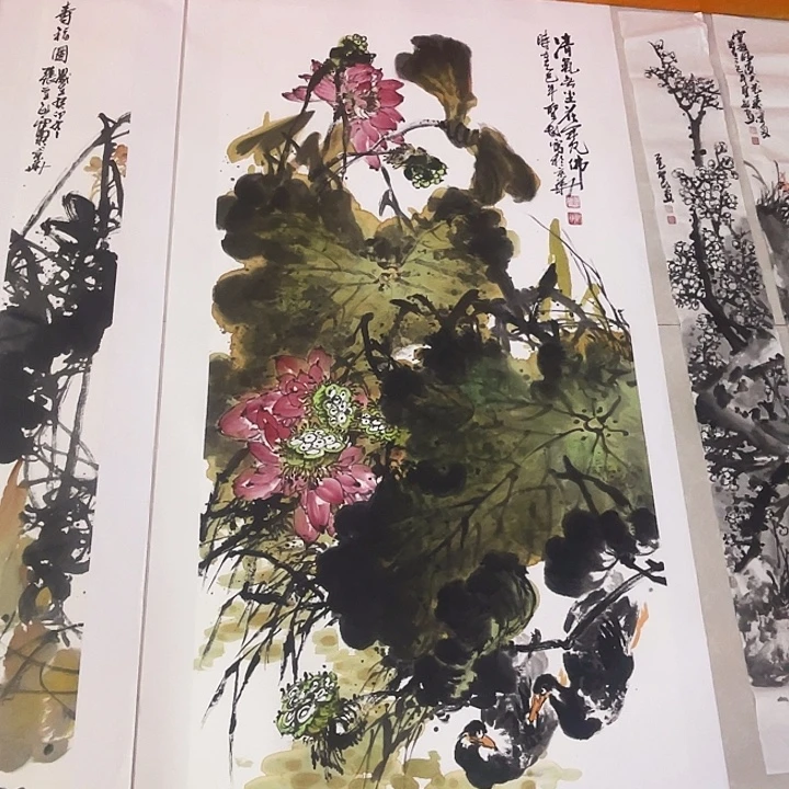 国画张圣敏先生纯手绘作品