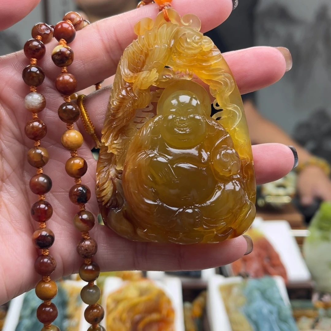 岫玉未镶嵌挂件挂件