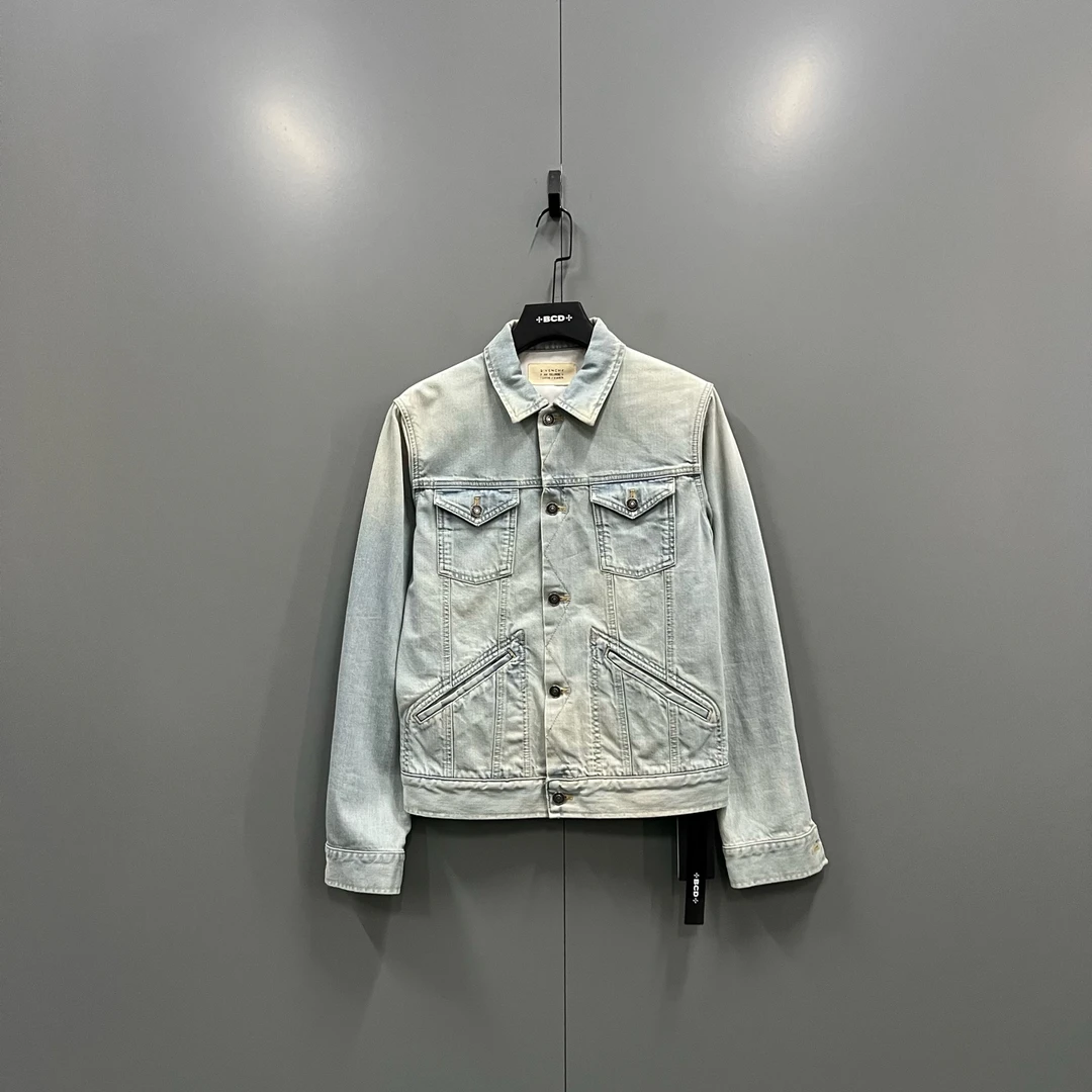 95新 Givenchy/纪梵希 tt2 漂白水洗牛仔外套 S码/018060