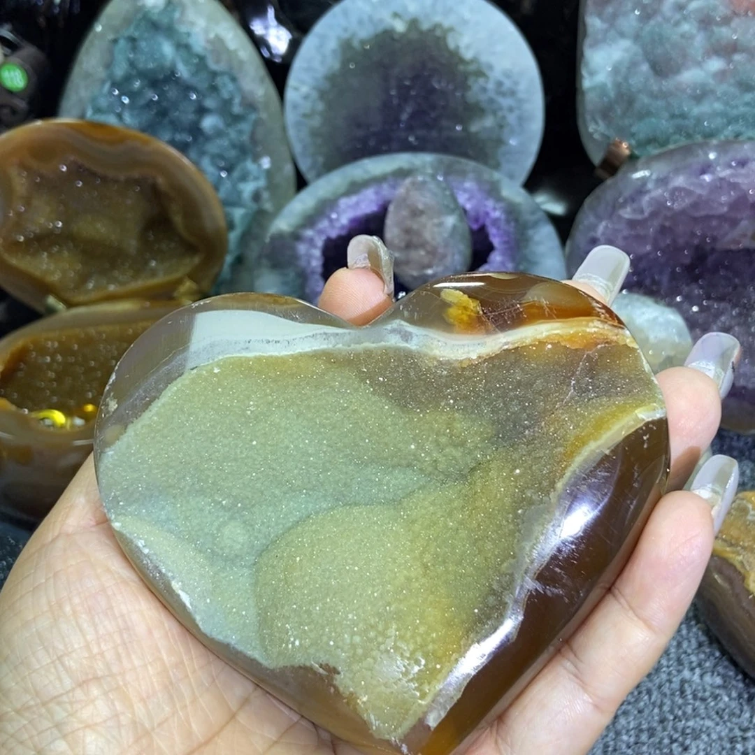 紫晶摆件未镶嵌水晶