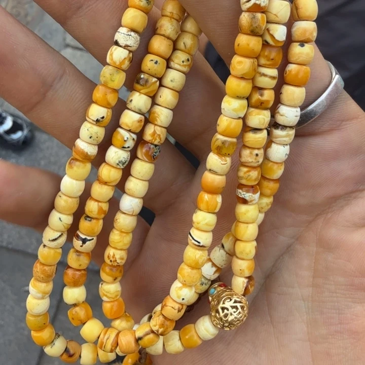 未镶嵌琥珀手链蜜蜡