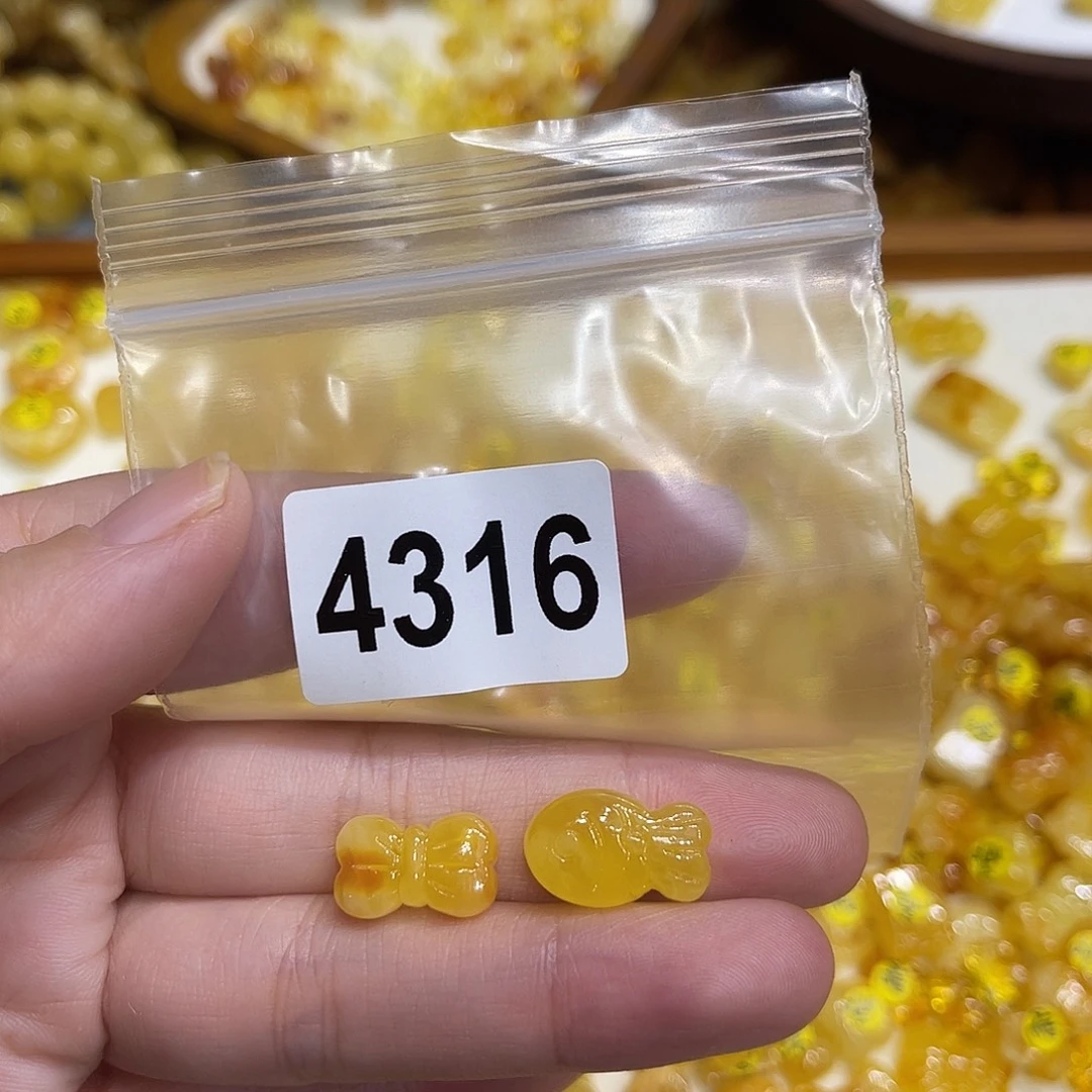 琥珀未镶嵌珠宝奇石