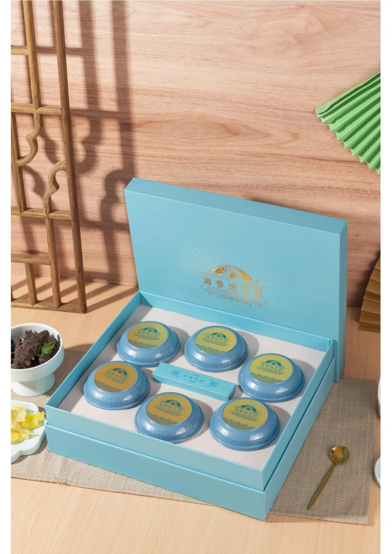 新年特惠 海参炖花胶礼盒180g*6碗 厂家直销