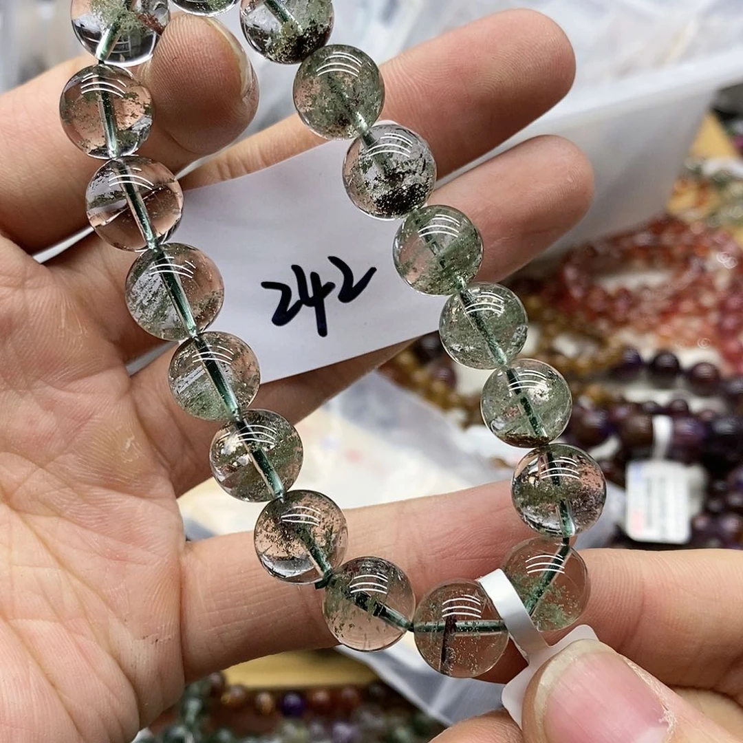 水晶手串未镶嵌天然