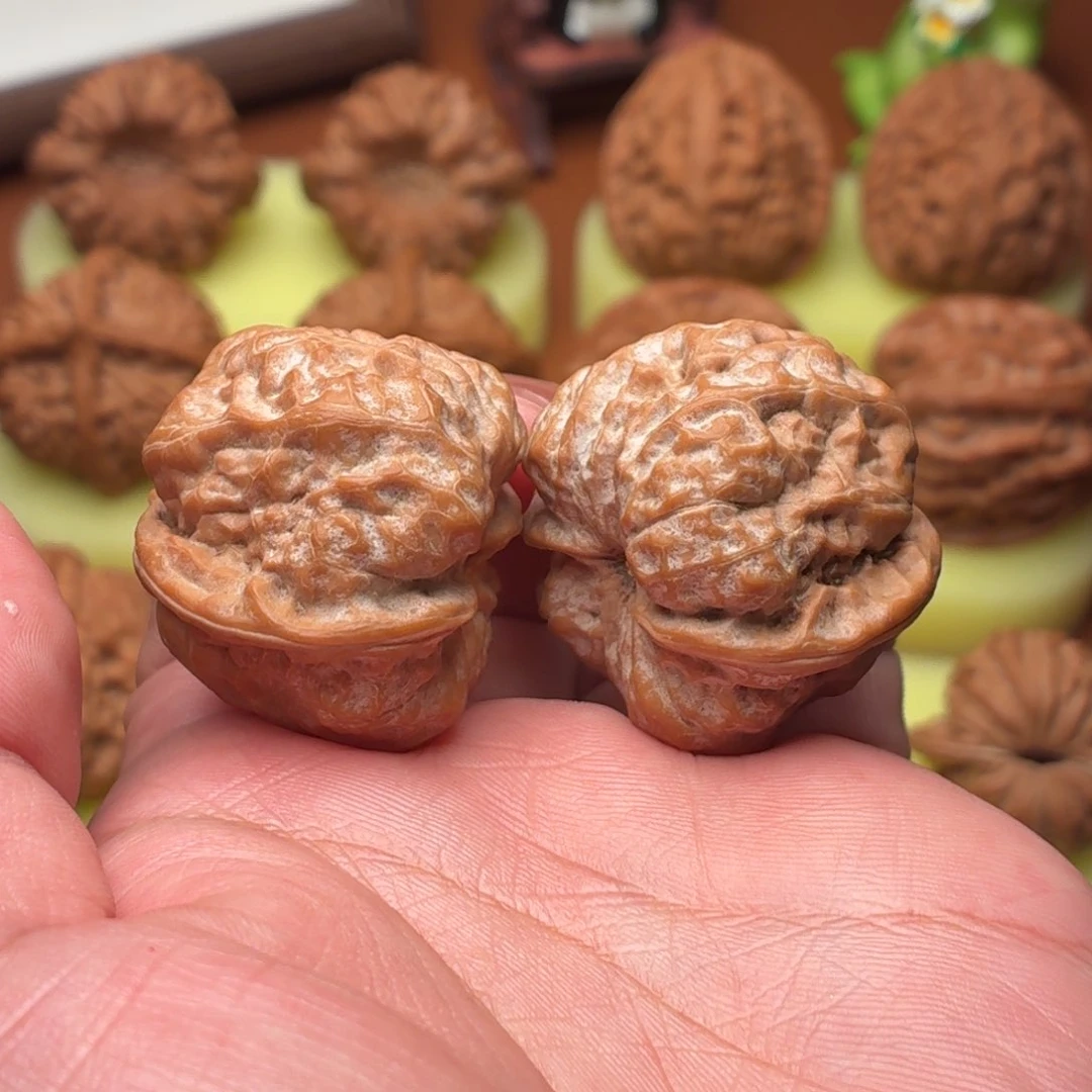 把件文玩核桃35尺 全品蛤蟆头