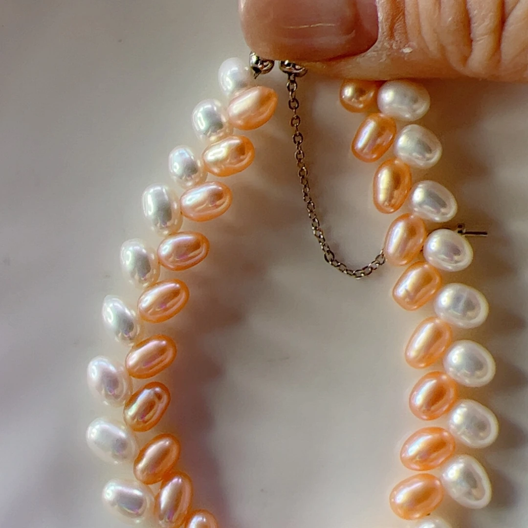 淡水珍珠手链合金724