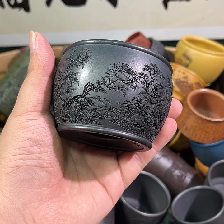 茶杯紫砂全手工紫砂主人杯
