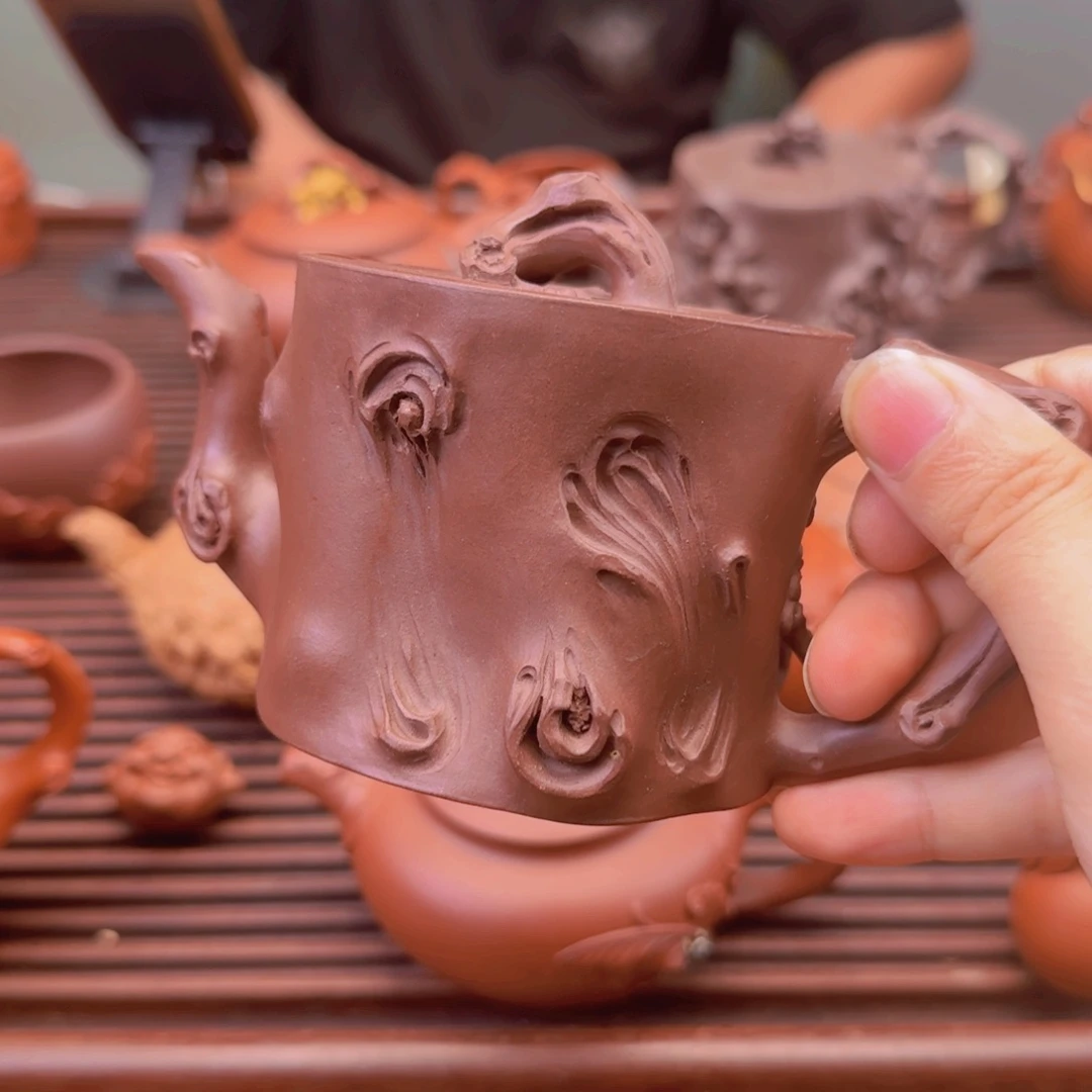 中***）茶宠全手工美桩紫泥