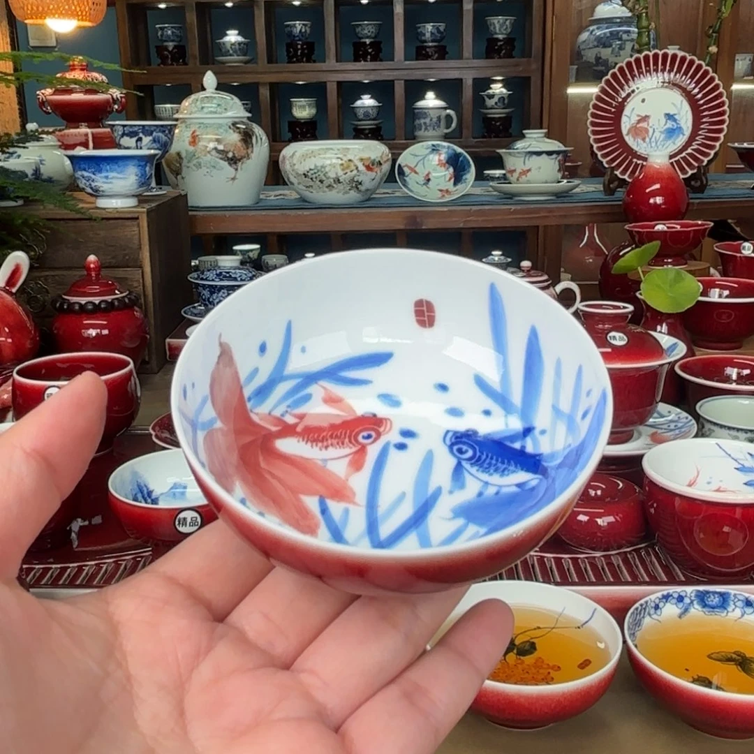 闻轩坊原矿郎红，精品如鱼得水 普洱杯