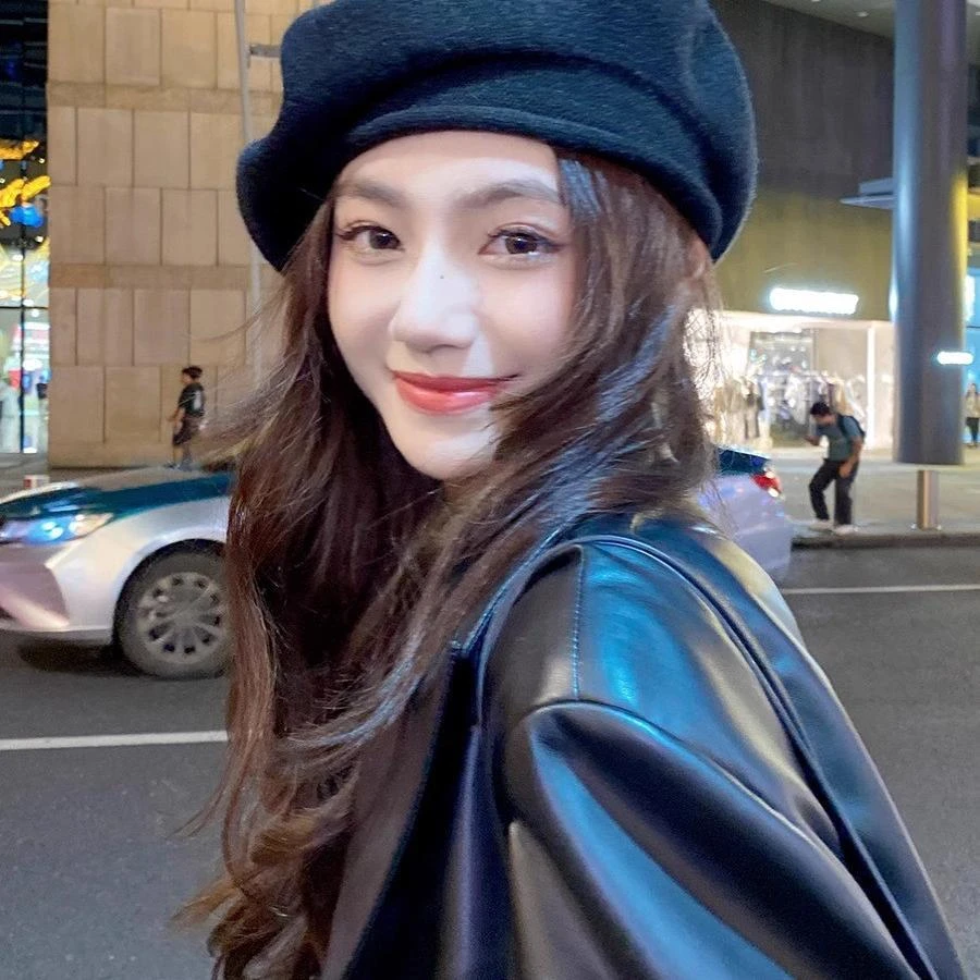 帽子针织贝雷帽女款2025新款秋时尚洋气高颜值显脸小艺术感气质风