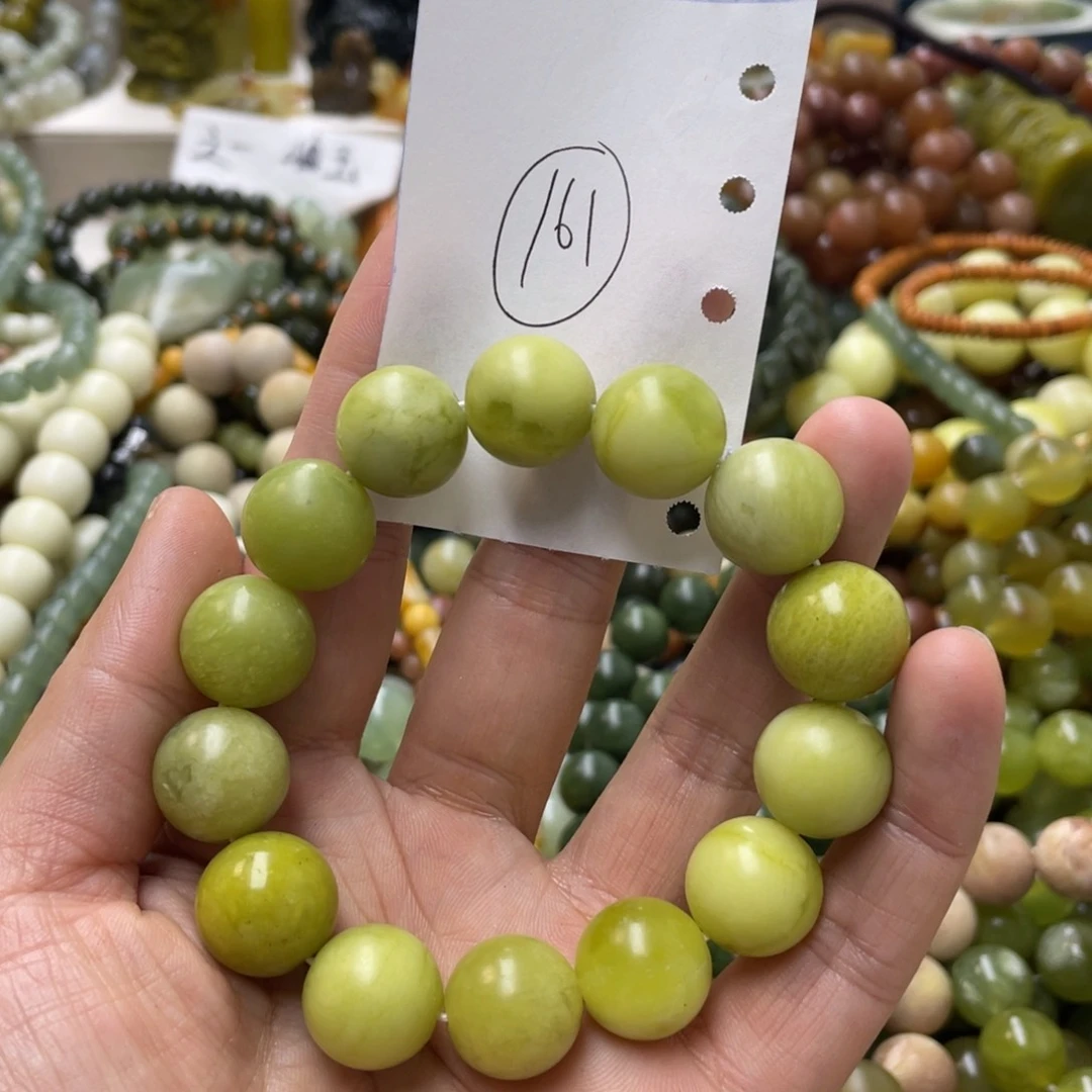 蛇纹石玉手链未镶嵌