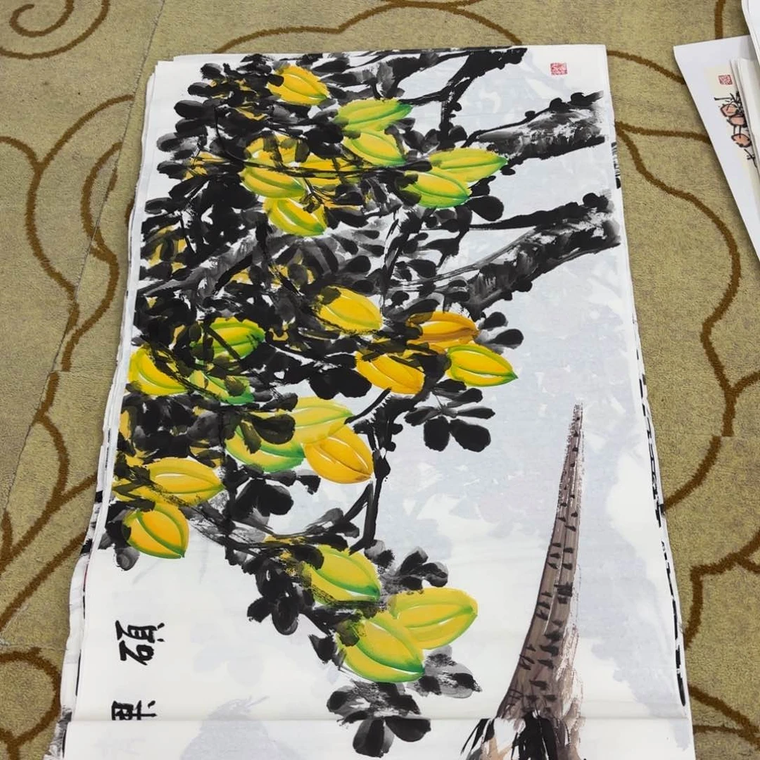 国画王孝华四尺李欣主播