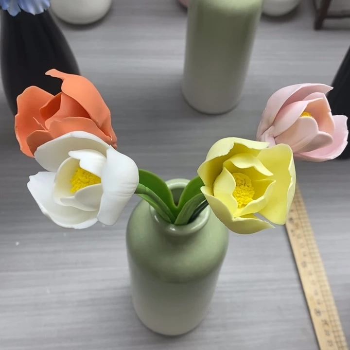 陶瓷陶瓷材料加工带叶子