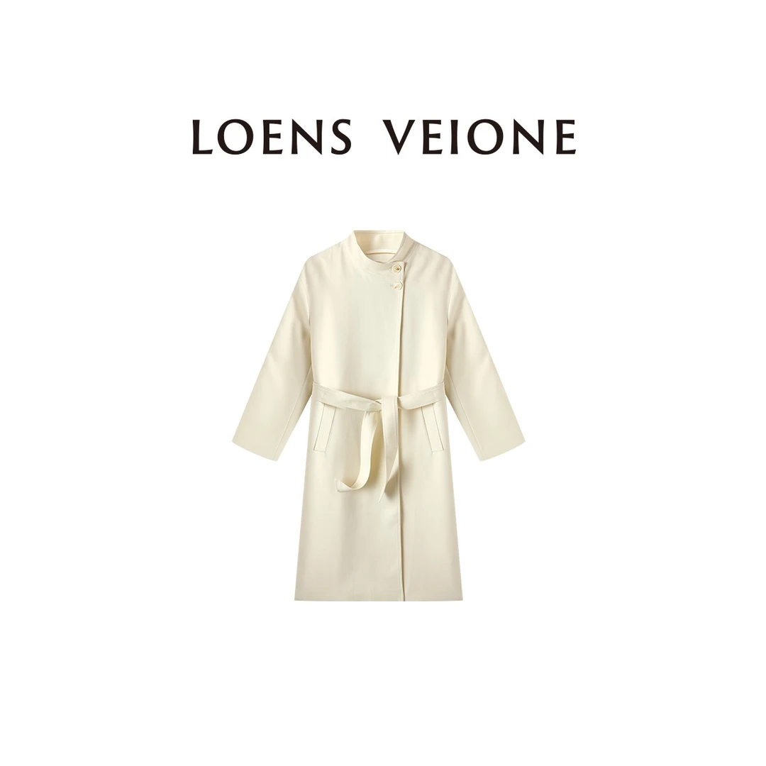 LOENS VEIONE/罗拉 西班牙定制混纺面料风衣24CVDK0014Y