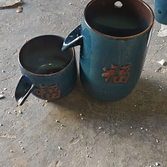 【闪购商品】福字流水两个瑕疵蓝色