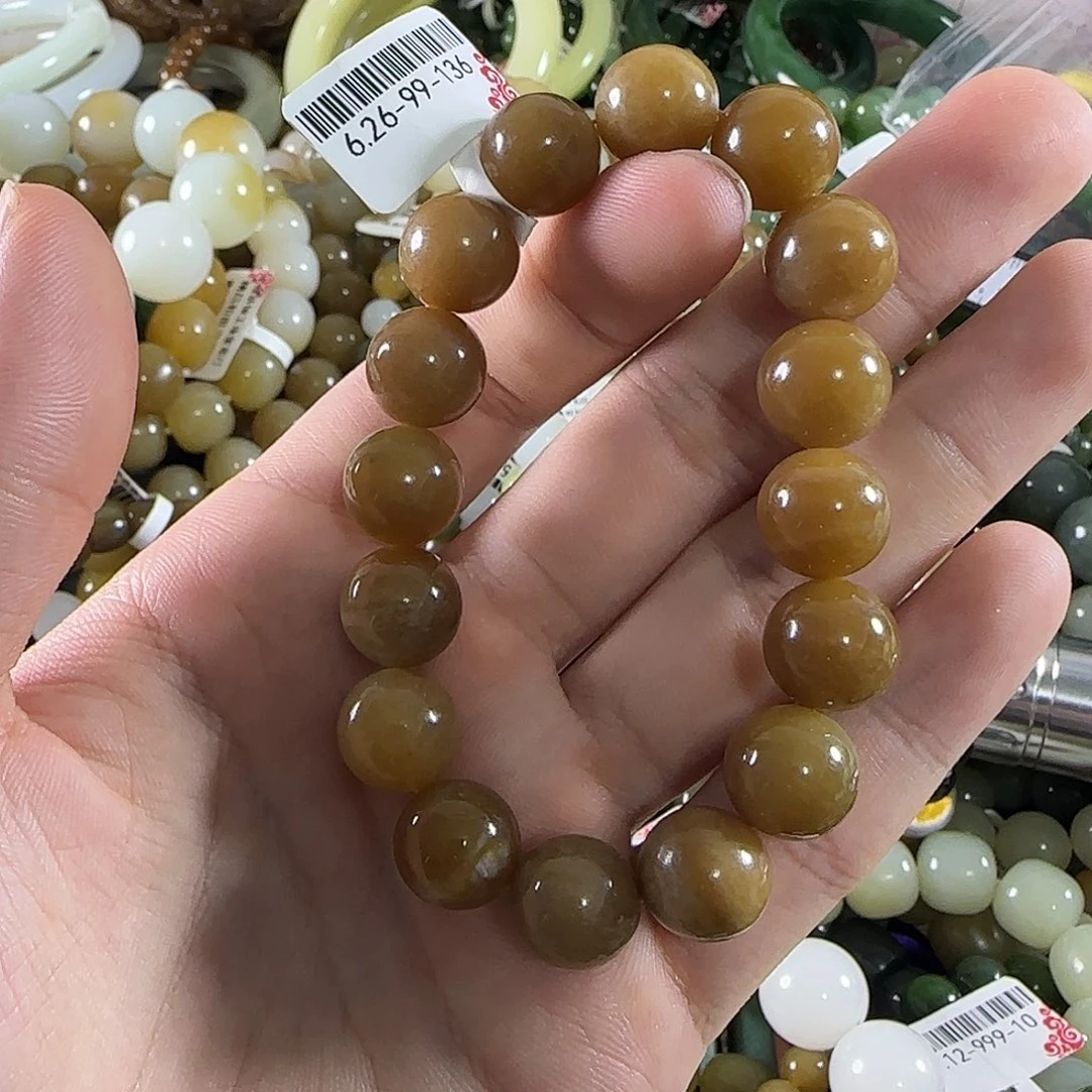 和田玉未镶嵌手链87
