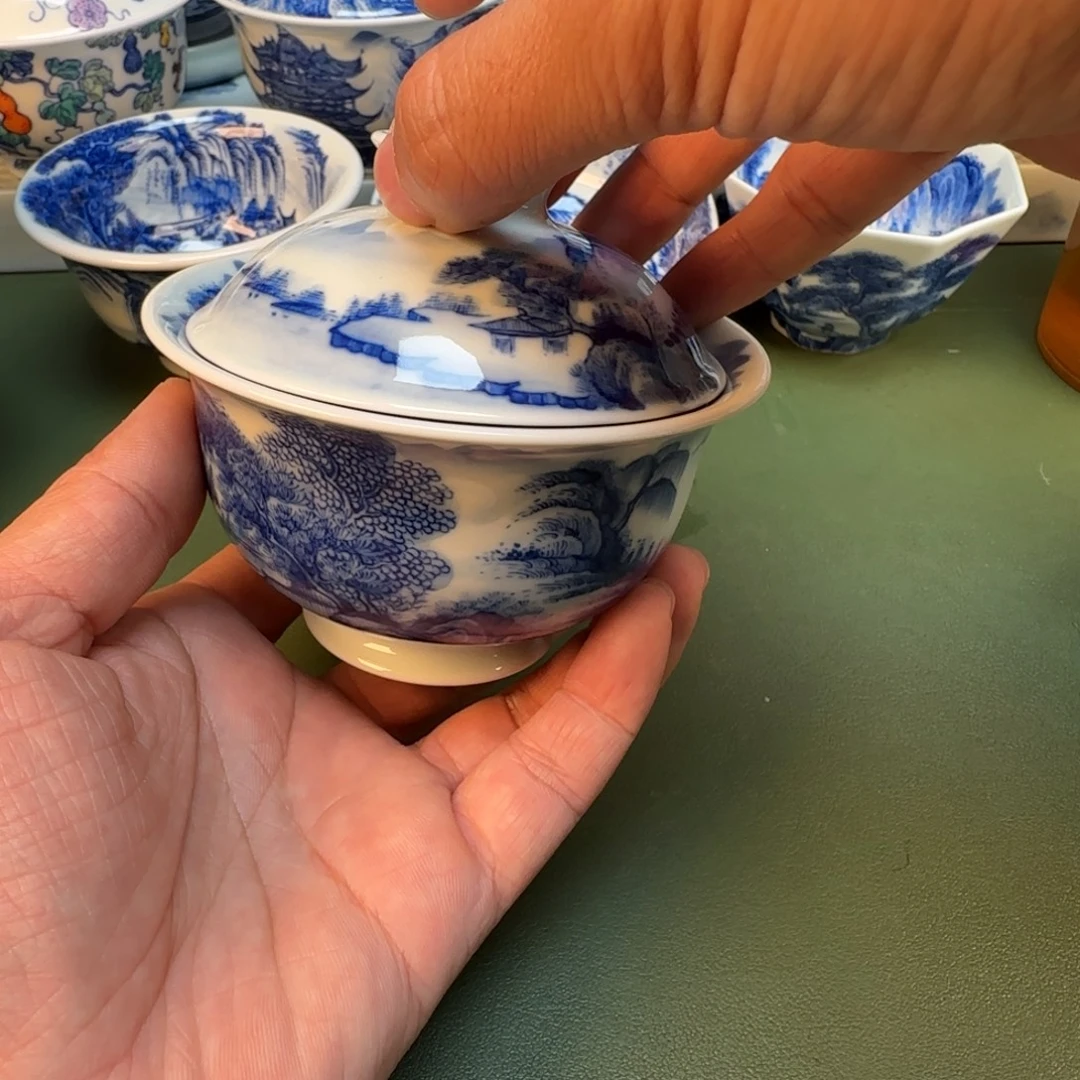 纯手工纯手绘茶具石头4